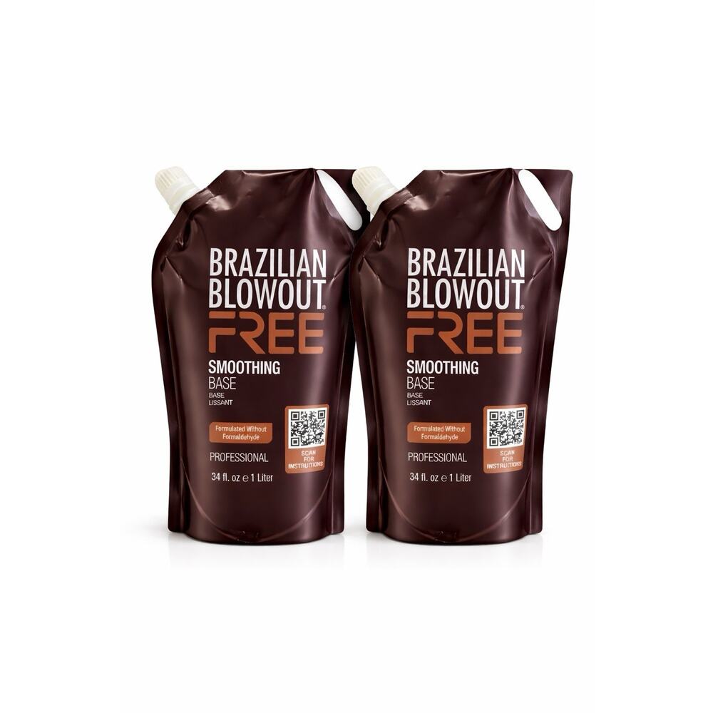 Brazilian Blowout FREE Smoothing Base 34 fl oz Professional – Pack of 2